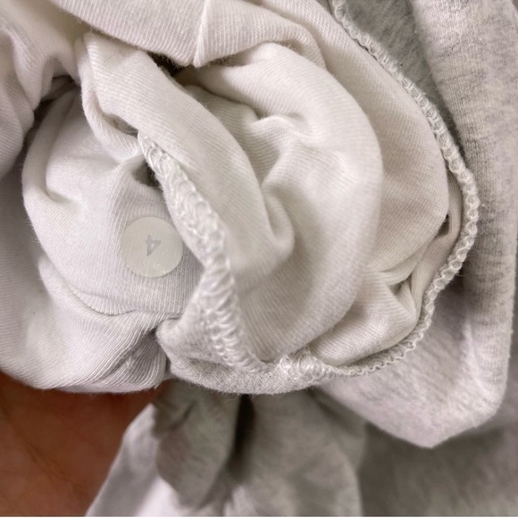 Lululemon Light Heathered Grey Button Front Oversized Collar Jacket - Picture 7 of 7